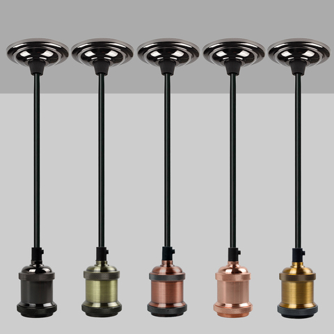 Lampe suspendue rétro Edison, à Base de E26/E27, en aluminium, ampoule à vis, pour la maison, couloir, lampe suspendue, Studio, chambre à coucher ► Photo 1/6