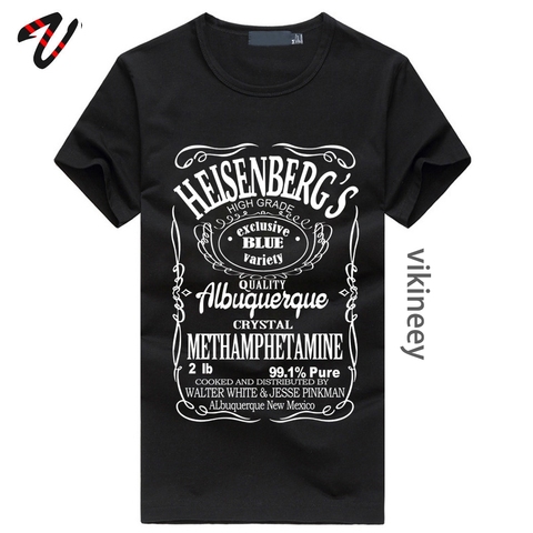 T-shirt homme, estival et humoristique, avec des Coupons, Breaking Bad potter, imprimé blanc, heisberg, grande vente, nouvelle collection ► Photo 1/6