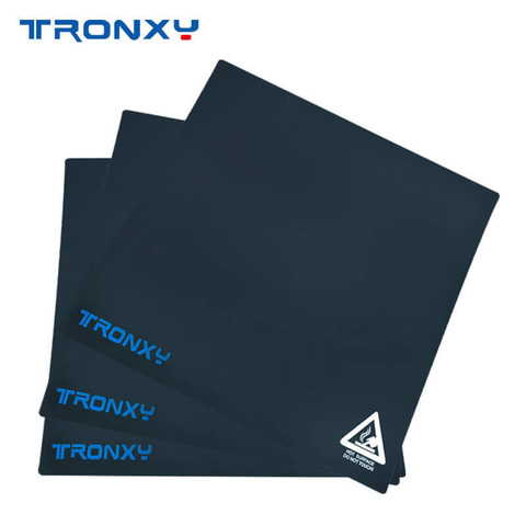 Tronxy – pièces d'imprimante 3D, ruban de masquage noir, dimensions 220x220mm, 255x255mm, 330x330mm, lit chauffant, accessoires autocollants ► Photo 1/6