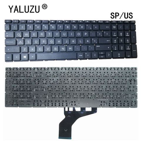 US/SP clavier D'ordinateur Portable POUR HP Pavilion 15-DA 15-DB 15-DX TPN-C136 TPN-C135 15-DA0033WM 15-DR 250 255 G7 ► Photo 1/4