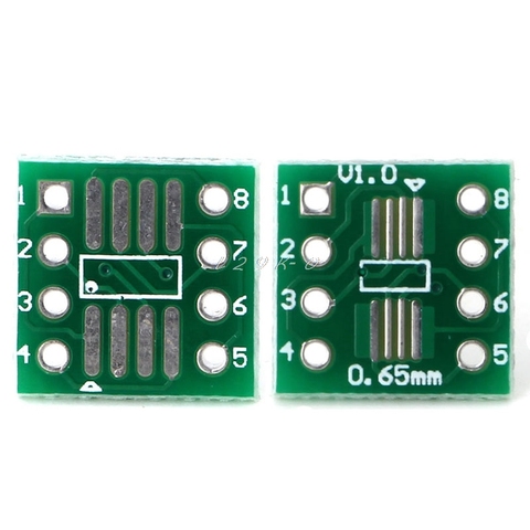 1 ensemble 10 pièces SOP8 SSOP8 TSSOP8 à DIP8 adaptateur convertisseur Interposition module carte PCB ► Photo 1/6