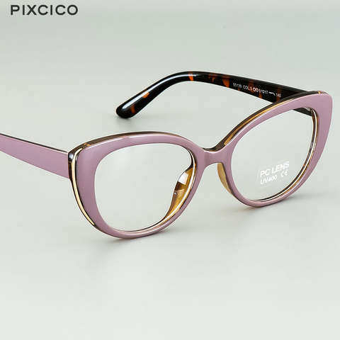 Pixico-lunettes œil de chat pour femmes, monture 45677, optique, tendance, pour ordinateur ► Photo 1/6