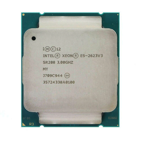 Processeur Intel Xeon E5 2623 V3 E5 2623V3, 3.0GHZ, 4 cœurs, 10 mo, LGA 2011-3, 105W ► Photo 1/1