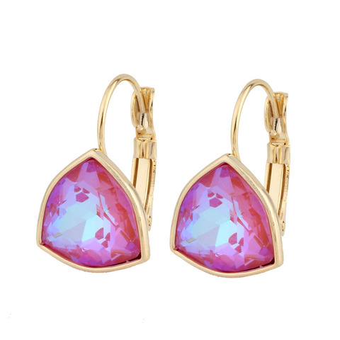 Boucles d'oreilles jaune clair or, couleur or, élégantes, bijoux pour femmes, fête, mariage, cadeau, nouvelle tendance 2022 ► Photo 1/6