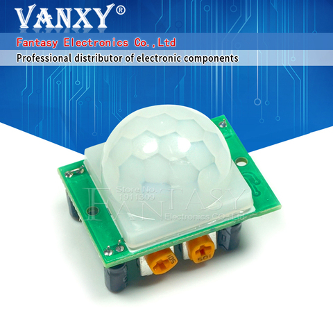 Module de détecteur de mouvement infrarouge pyroélectrique, 5 pièces, SR501 HC-SR501, Module PIR réglable, nouveau ► Photo 1/6
