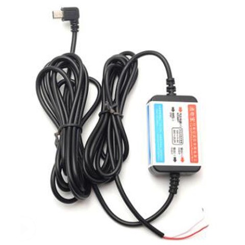 Kit de chargeur de voiture avec Mini câble USB DC 5V 1,5 a/2,5 a, pour caméra enregistreur DVR, boîtier d'alimentation exclusif avec protection basse tension ► Photo 1/6