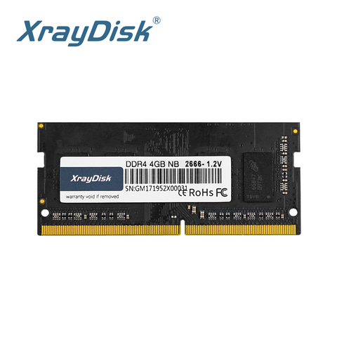 XrayDisk – mémoire de serveur d'ordinateur portable, modèle DDR4, capacité 4 go 8 go 16 go, fréquence d'horloge 2400/2666mhz, Ram haute performance, so-dimm, 1.2V ► Photo 1/6