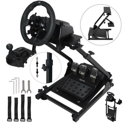 Support de roue de simulateur de course réglable, G25 G27 G29 G920 Thrustmaster T300RS TX F458 et T500RS ► Photo 1/6