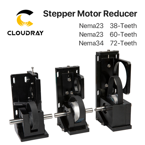 Cloudray – réducteur de moteur pas à pas Nema23 38 dents/Nema23 60 dents/Nema34 72 dents pour Machine de découpe et gravure au Laser CO2 ► Photo 1/6