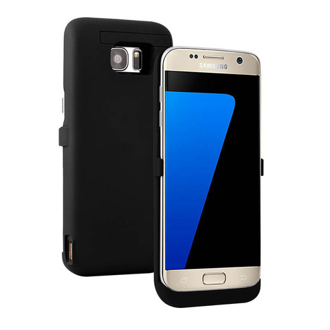 Coque arrière pour Samsung Galaxy S7 Edge, étui de charge, batterie de secours, chargeur, 5000mah ► Photo 1/6