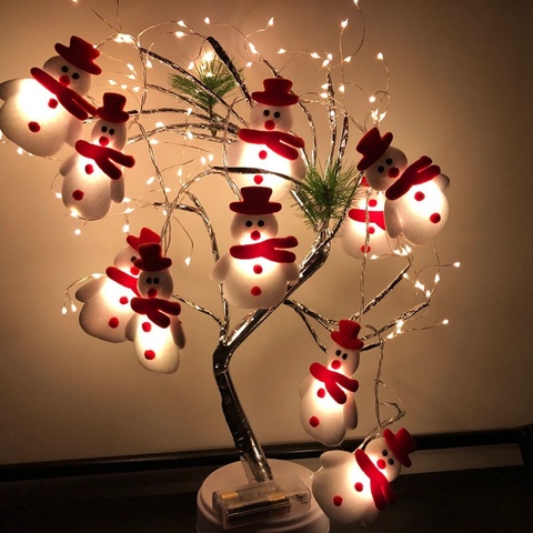 FRIGG – guirlande LED pour père noël 2022, décoration pour la maison, cadeaux de joyeux noël, bonne année 2022 ► Photo 1/6