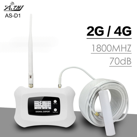 ATNJ – répéteur de Signal 2G/4G/LTE, GSM, 70db, Gain DCS 1800MHz, amplificateur de Signal avec 3 antennes, écran LCD ► Photo 1/6