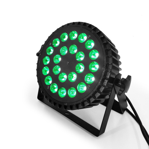 Dj Par allume 24x18W RGBWA UV 6in1 led lumière de scène RGBW 4in1 lumière de lavage led lumière stroboscopique utilisant la coquille en aluminium de ventilateur silencieux ► Photo 1/6