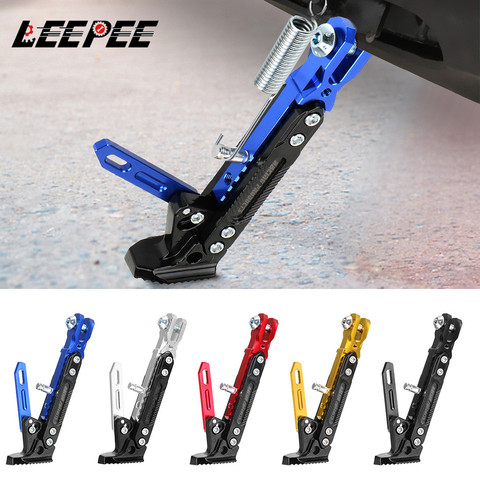 Béquille de stationnement réglable, accessoires de moto, pied latéral pour moto électrique, CNC ► Photo 1/6