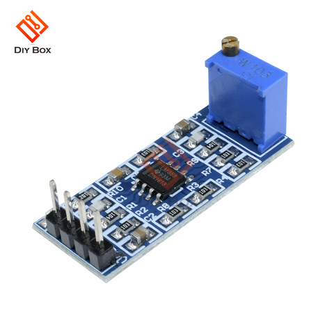 Module d'amplification de Gain 100 fois, amplificateur opérationnel, son, haut-parleur, contrôle du volume, stéréo, LM358 ► Photo 1/6