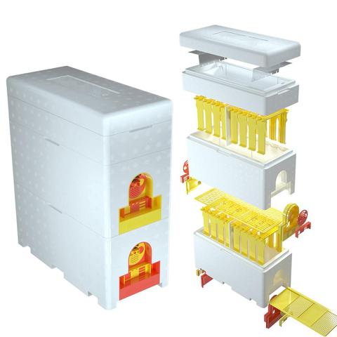 Ruche accouplement Double Nucs Mini Plus complète pour apiculteur, ruche créative, reine pour apiculture, pollinisation ► Photo 1/6