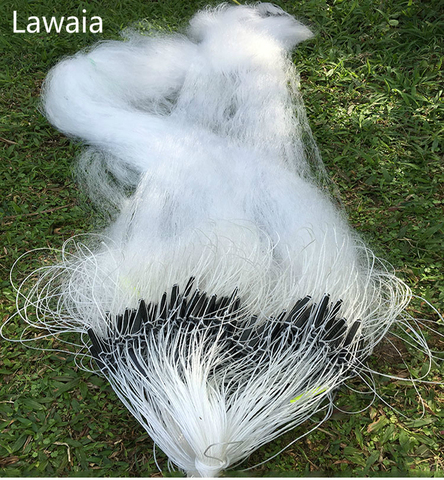 Lawaia-filet de pêche blanc à trois couches avec flotteur en plastique, Monofilament, accessoires d'équipement de pêche, piège de pêche ► Photo 1/6