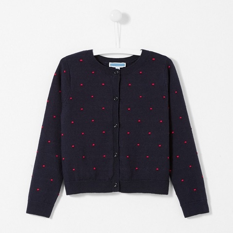 3-10 ans filles pull printemps automne laine mélange haut vêtements enfants jacquard motif Cardigan et pull pull coton laine ► Photo 1/6