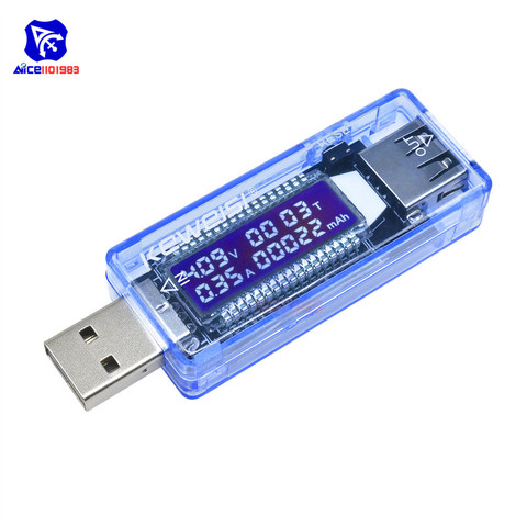 Diymore – testeur USB 4 en 1, tension, courant, Watt, minuterie, détecteur de chargeur de batterie, moniteur de batterie Mobile ► Photo 1/4