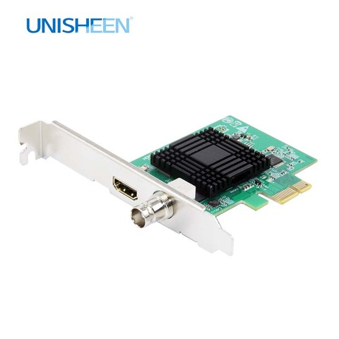 Unisheen Capture vidéo sans décalage PCIe 60FPS Vmix diffusion en direct 1080P Wirecast OBS Xsplit ► Photo 1/6