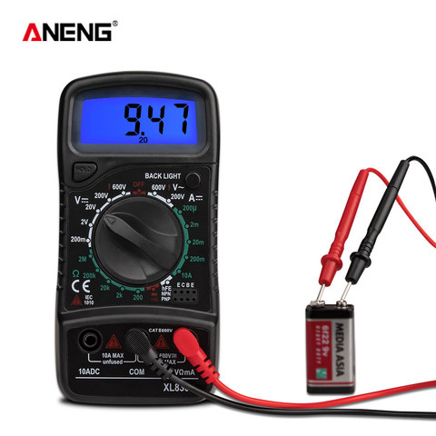 ANENG-multimètre numérique Esr XL830L, testeur automobile avec Transistor électrique Dmm, testeur de capacité ► Photo 1/6