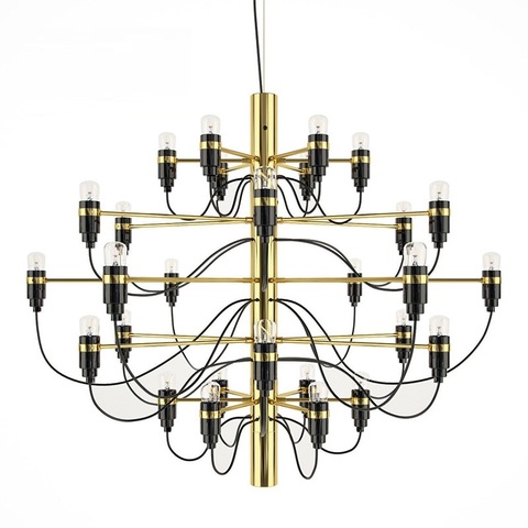 Lampe led suspendue en forme de Fruit, design moderne, disponible en argent et en or, luminaire décoratif d'intérieur, idéal pour une chambre à coucher, un salon, une salle à manger ou un hôtel, 18/30/50 têtes ► Photo 1/6