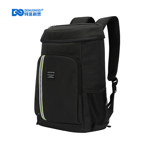 DENUONISS 30L grand sac à dos refroidisseur femmes sac de glace sac isotherme étanche pour isolation de la bière sac thermique avec décapsuleur ► Photo 1/6