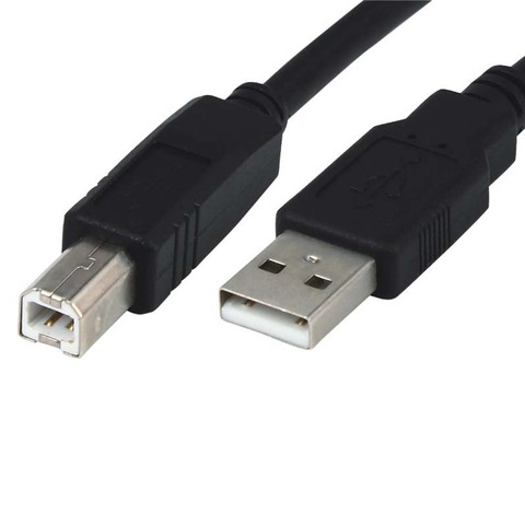 Nouveau câble USB haute vitesse 2.0 A à B mâle pour Canon Brother Samsung Hp Epson cordon d'imprimante 3 pieds 1m ► Photo 1/2