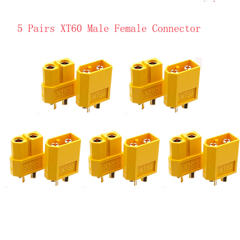 5 paires de connecteurs mâles et femelles XT60 XT90 T pour iMax b6, accessoire de chargeur de balance de batterie RC Lipo/ni-cd ► Photo 1/5