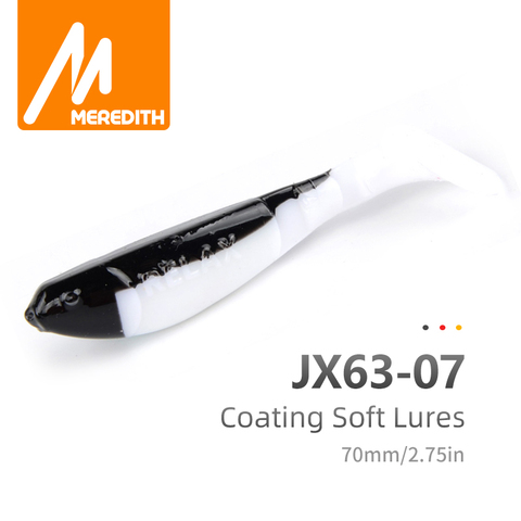 MEREDITH 7 cm 4.5g 8 pcs Ensemble de 3 Prédateur S'attaquer En Plastique Souple Têtes De Gabarit Brochet Leurres De Pêche Doux leurres nom Détendre Kopyto ► Photo 1/6