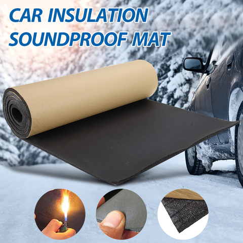 1 rouleau 200cm x 50cm 3mm-30mm voiture maison insonorisée amortissement camion Anti-bruit isolation acoustique coton chaleur cellules fermées mousse Deadener ► Photo 1/6