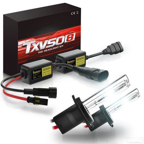 TXVSO8-ampoules pour phares de voiture au xénon H1 H3 H4 9005 HB3 9006 HB4 H8H9 H11 H13 H16 H27 ► Photo 1/6