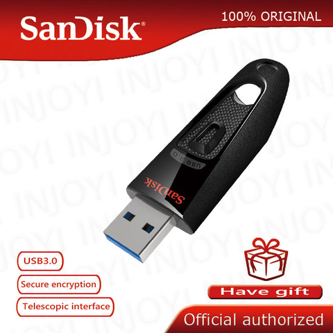100% D'origine SanDisk USB Bâton CZ48 USB Flash Drive 64 gb Pen Drive 16 gb 32 gb 128 gb 256 gb USB 3.0 Memory Stick pendrive ► Photo 1/6
