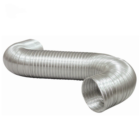 Tuyau Flexible d'évacuation de l'air frais, Tube de Ventilation, en aluminium, pour salle de bain, 60mm-180mm ► Photo 1/6