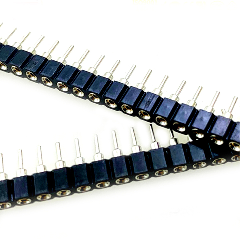 10 pièces 1X40PIN 2.54MM 1x40 broches 2.54 rond femelle connecteur d'en-tête ► Photo 1/5