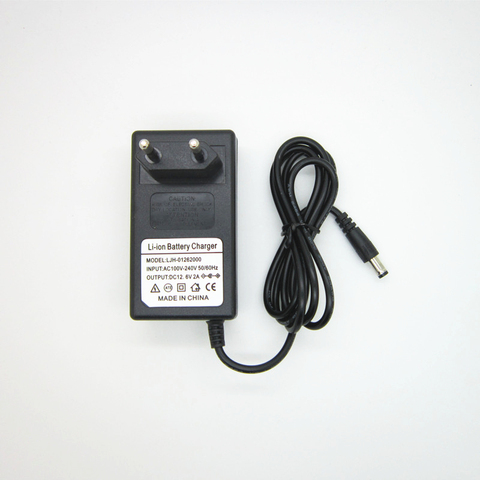 Chargeur pour batterie au lithium 100V-240V 12.6 V 2 A 18650, adaptateur d'alimentation 12 V DC 5.5x2.1MM, 12.6 V 2 A, 1 pièce, livraison gratuite ► Photo 1/5