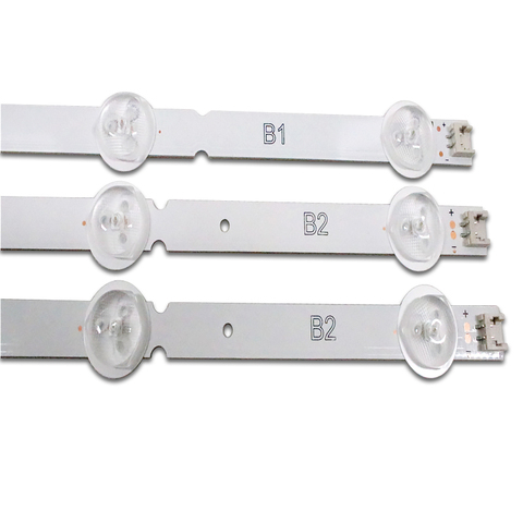 Bande de rétro-éclairage LED pour LG B1/630/LC320DUE SF R1, Kit Original, 3 pièces x 7LED, B2-Type mm, nouveau ► Photo 1/6