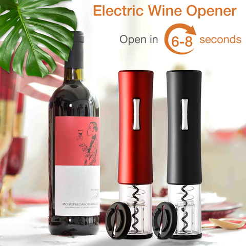 Ouvre-bouteille automatique de vin rouge électrique Rechargeable, coupe-feuille, ouvre-bocal, accessoires de cuisine ► Photo 1/6