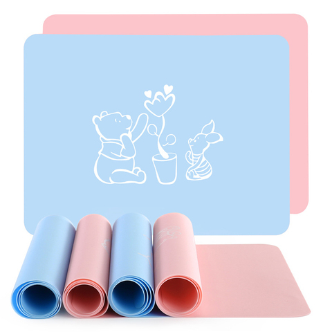 Set de Table en Silicone pour enfants | Set de Table, étanche, résistant à la chaleur, antidérapant, Portable et facile à nettoyer, pour bébé ► Photo 1/6