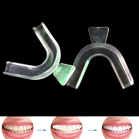 2 Pièces Invisible Appareils Orthodontiques Pour Dents Thermoformage Protège-dents Dents Plateaux De Blanchiment Des Dents Outils Buccal Soin Hygiène ► Photo 1/6