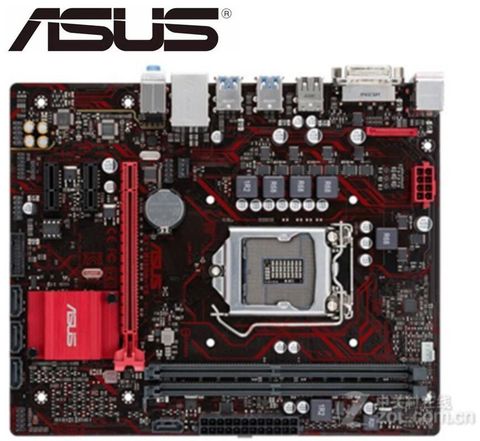 Carte mère Asus EX-B150M-V3 32 go/B150 LGA 1151 DDR4 d'occasion, pour Core i7 i5 i3, usb 3.0, carte mère Micro ATX ► Photo 1/4