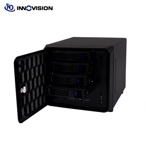 2022 nouveau boîtier NAS 4 baies support mini carte mère ITX pour le stockage nas réseau domestique ► Photo 1/6