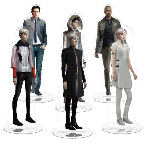 Detroit – support de personnage humain, jouet en acrylique, Double face, 21cm, Collection de figurines ► Photo 1/6