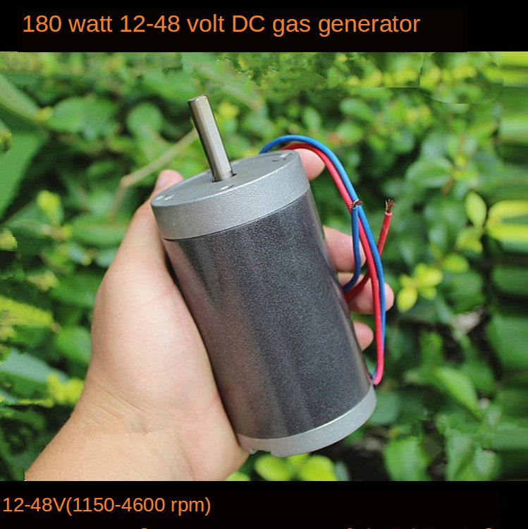 Générateur puissance Permanent 12V 24V 36V 48V 180W | Chargeur d'eau par pied manuel, aimant Permanent ► Photo 1/6