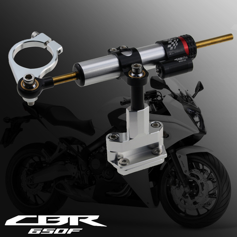 Pour HONDA CBR650F CBR 650F CBR650 F 2014 2015 2016 2017 2022 Moto CNC Réglable Amortisseur de Direction Stabilisateur Montage ► Photo 1/6