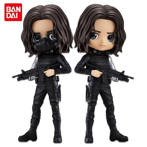 Bandai Banpresto Q Posket – figurine originale de dessin animé pour enfants, modèle d'action, Avengers, Marvel, soldat d'hiver, Impact, effet bucker ► Photo 1/3