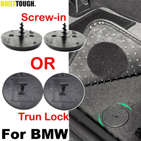 Clips de tapis de sol pour BMW et Mini voiture crochet boucle tapis  fixation OE 07149166609 9171368 106480 autocollant pince 1 3 série 5 F10  F11 X5 - Historique des prix et