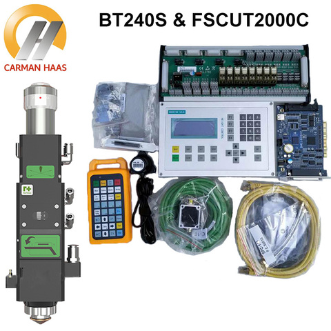 Raytools-tête de coupe Laser 4kw BT240S, + BCS100 contrôleur de hauteur de la torche, système de contrôle Cypcut + système de contrôle de coupe FSCUT2000 ► Photo 1/6