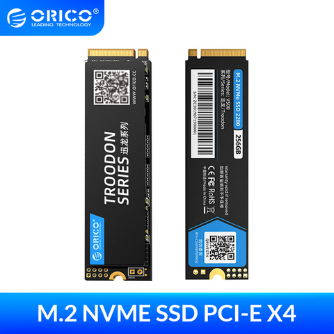 ORICO M.2 NVME SSD 128GB 256GB 512GB 1 to M2 PCIe NVME SSD M.2 2280 mm disque dur à semi-conducteurs interne pour ordinateur portable de bureau ► Photo 1/6