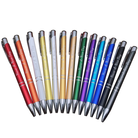 100 pcs/lot stylo à bille noir bleu encre école bureau étudiant examen Signature stylos pour l'écriture papeterie approvisionnement gratuit Logo personnalisé ► Photo 1/6